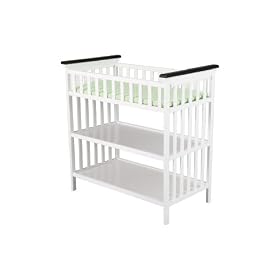 Delta Saint Martin Changing Table, Two Toned Espresso and White