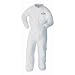Kimberly Clark KleenGuard A10 Polypropylene Light Duty Coverall, Disposable, Elastic Wrist, 2X-Large, White (Case of 25)