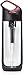 KOR Nava BPA Free Clear Reusable Water Bottle I 650mL I 22 Oz I Filter Straw I Eco-Friendly I Leak Proof I One Click OpenI For Everyday Use and Travel I Dishwasher Safe.