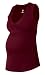 prAna Women's Luna Maternity Top,Port,X-Large