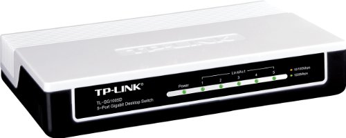 TP-LINK 5-port Gigabit Unmanaged Desktop Switch (TL-SG1005D), Plastic Case