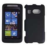 Rubberized Black Hard Protector Case For HTC 7 Surround T8788
