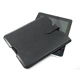 TeckNet Apple iPad Pouch Leather Case - Black