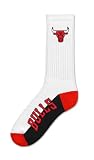 NBA Chicago Bulls Mens Crew Socks, Large