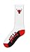 For Bare Feet NBA Chicago Bulls Men's Crew Socks, Large