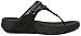 fitflop Women's Biker Chic Flip Flop All Black 6 M US
