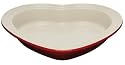 Le Creuset Cerise Stoneware Heart Baking Dish, 26 cm