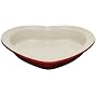 Le Creuset Cerise Stoneware Heart Baking Dish, 26 cm