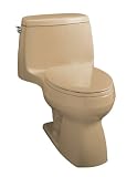 KOHLER K-3323-33 Santa Rosa Compact Elongated Toilet, Mexican Sand