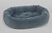 Bowser Donut Bed- Ocean Blue Microvelvet- Small