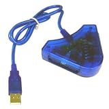 Caterquip Dual PS PS2 TO PC USB CONTROLLER CONVERTER ADAPTER