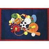 Fun Time Sports America 19x29 Play Time Nylon Area Rug GI-51 1929