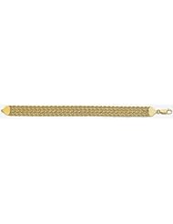 2.9mm x 4 14k Multiple Rope Bracelet 7"
