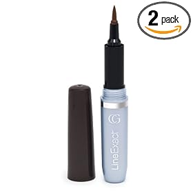 CoverGirl Lineexact Liquid Eyeliner, 0.02-Ounce Packages (Pack of 2)