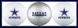 Dallas Cowboys Golf Balls 3 Piece Gift Set with NFL Football Team Logos