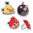 Angry Birds Cupcake Rings - Birthday Party Favors - 12ct