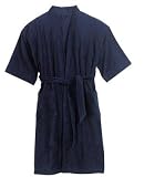 NEW Port Authority - Terry Velour Robe Navy-OSFA