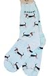 NEW! Pair of Basset Hound Socks Dog White Size 9-11