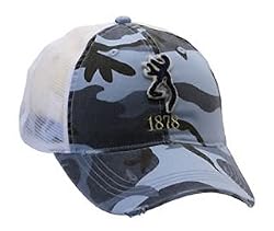 TatterBrim Cap w/Felt Buckmark Tatter Brim Cap w/Bkmk Camo/Blue