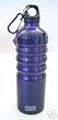 Oggi Eco Friendly Purple Aluminum Sports Water Bottle with Screw-Top Loop Bottle Cap & Caribiner Clip