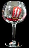 Blazing Boots Design - Hand Painted - Grande Goblet - 17.5 oz.