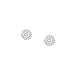 14K White Gold 1/4 ct. Diamond Earring Jackets