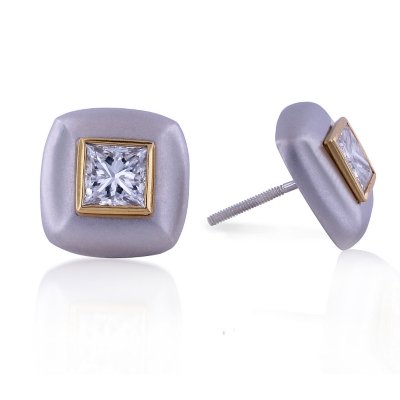 2.03 ct. t.w. Diamond Earrings (G, VS1-2)