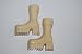 Dress Your Bratz Accessory - Light Beige Snow Boots