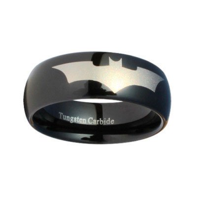 Batman Print on a Black
