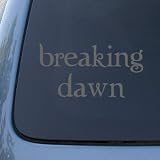 BREAKING DAWN - Twilight - Vinyl Car Decal Sticker #1843 | Vinyl Color: SILVER