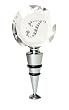 Rhinestone Monogram Winestopper - J