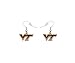 NCAA Hokies Logo Dangler Earrings