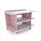 Select Kids 33 Media Stand in Pink and White