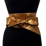COPPER BROWN KIMONO DOUBLE SASH WRAP BELT