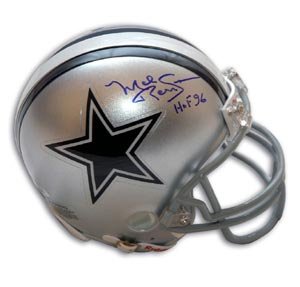 Mel Renfro Signed Cowboys Mini Helmet - HOF 96