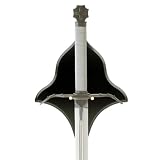 White Templar Sword with Medieval Display Plaque