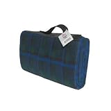 Outdoor Living : Tartan Waterproof Picnic Rug - Blue & Green