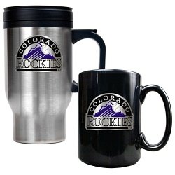 Buy Colorado Rockies Travel and Coffee Mug Set by Great American Products