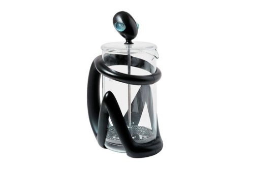 Alessi Inka French Press Coffee Maker, Black