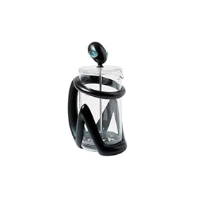 Alessi Inka French Press Coffee Maker, Black by Alessi