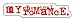 Search : My Chemical Romance - Small White and Red Logo - Sticker / Decal