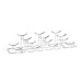 Spectrum 46770 Euro Hilo Wine Rack, 7 Bottle, Chrome