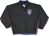 New York Mets 2005 MLB Elevation Gamer 1/4 Zip Pullover Jacket (Team Color) by Majestic Athletic