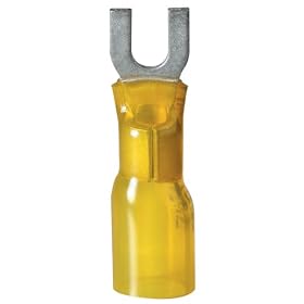Gardner Bender AMT-116 12-10 Gauge Yellow Spade Terminal, 3-Pack