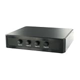 Vivo Branded UK's Lowest Priced 4 Port HDMI Switch Box Splitter suitable for Playstation 3 (PS3) / Xbox 360 / HD DVD Player / SKY HD Box / Virgin Media TV / Nintendo Wii Games Console / Blu-Ray