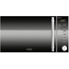 Caso ECO 20 MG Mikrowelle / 800 Watt / Grill 1000 Watt / 20 Liter / Glasdrehteller / Digitalanzeige / edelstahl