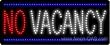 No Vacancy Outdoor LED Sign 13 x 32