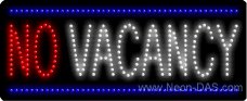 No Vacancy Outdoor LED Sign 13 x 32