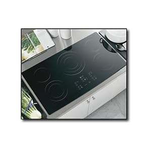 GE Profile : PP975BMBB 36 Electric Cooktop - Black