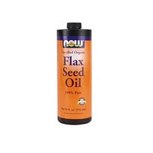 Now Foods Flax Seed Oil, 24-Ounces by Now Foods